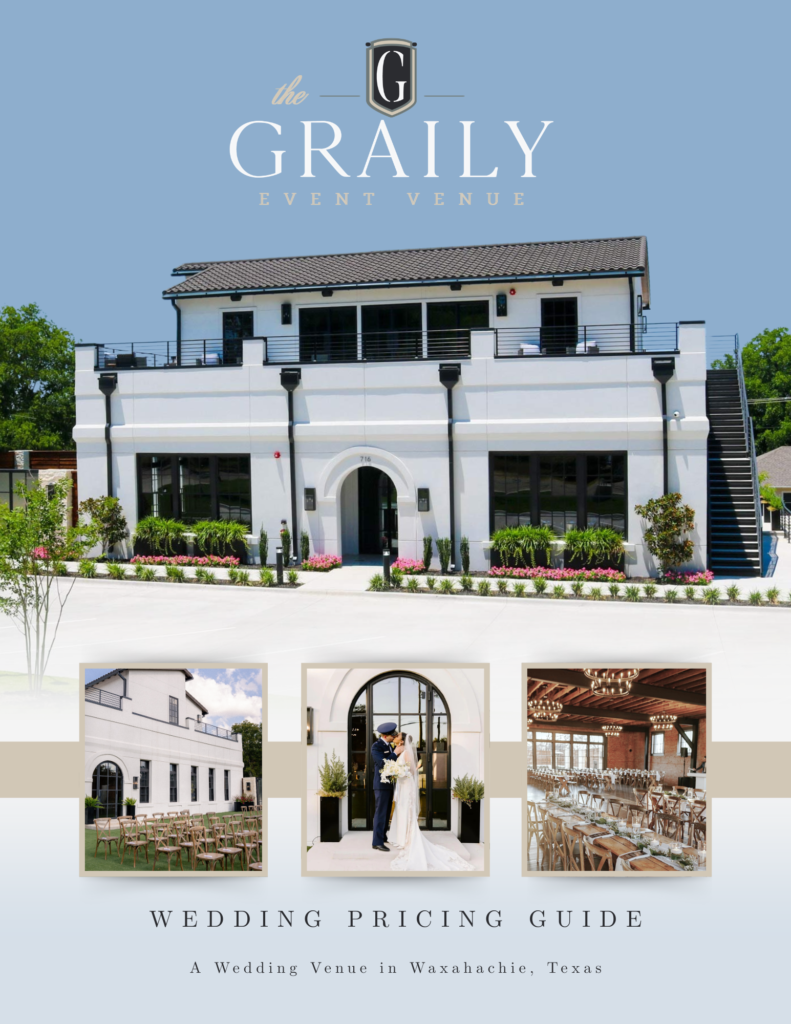 THE GRAILY WEDDING PRICING GUIDE